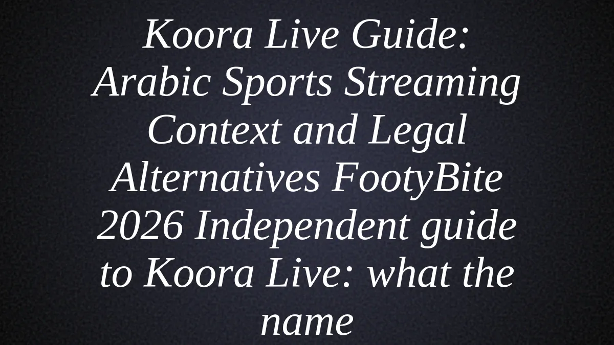 Koora Live ─ Arabic Football & Soccer