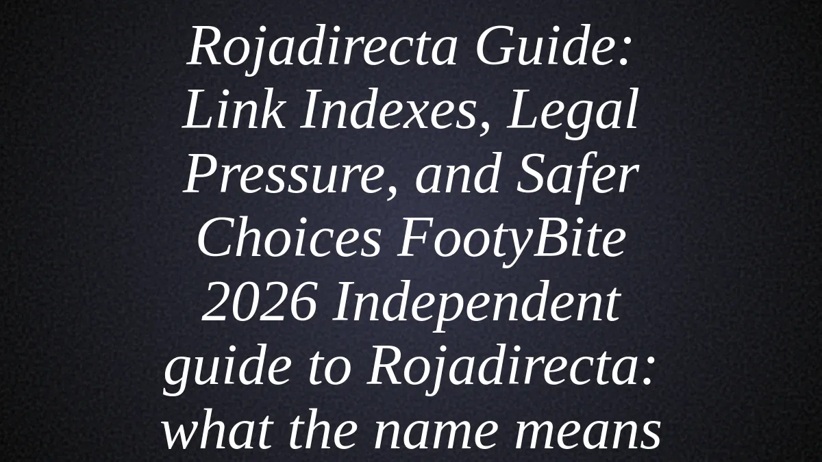 Rojadirecta ─ La Liga, Soccer & FIFA