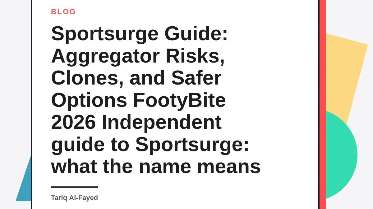 Sportsurge ─ FIFA, Soccer Links & Live Sports
